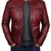 maroon jacket